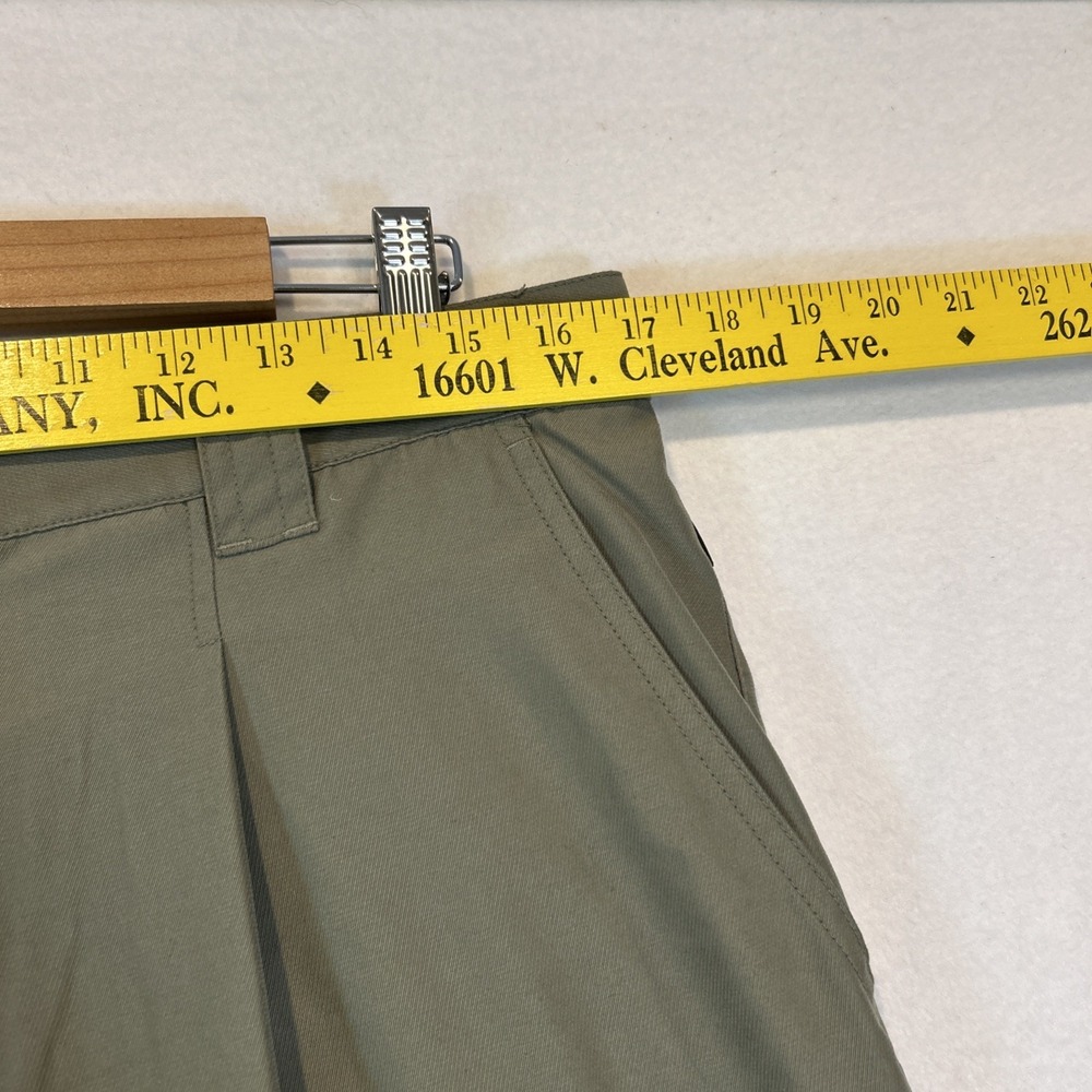 Columbia GRT Pants Mens 34x30 Beige Pleated Outdoor Hiking Fishing Gorpcore - Picture 4 of 11